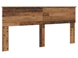 Bed Frame with Headboard Old Wood 150 x 200 cm Engineered wood 3407866