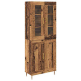 Highboard 2 pcs Old Wood Engineered Wood 3415820