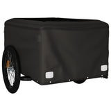 Bike Trailer Black and Grey 45 kg Iron 94091