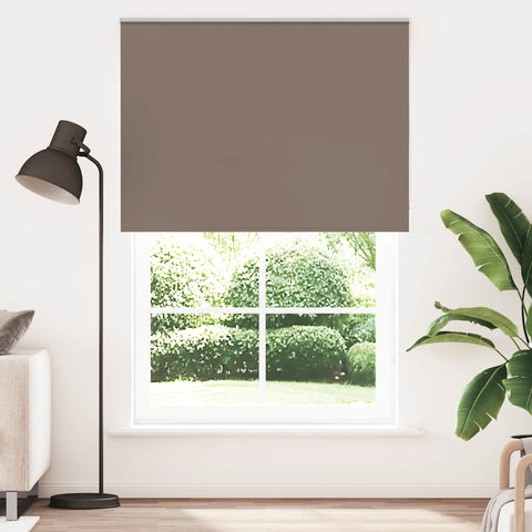 ZNTS Roller Blind Blackout Coffee 160x230 cm Fabric Width 156.6 cm Polyester 4011088