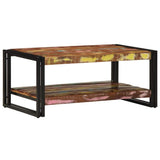 Coffee Table Multicolour 90x50x38 cm Solid Wood Reclaimed 4102717