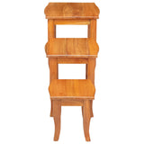 Nesting Side Tables 3 pcs Natural Solid Mahogany Wood 42009927