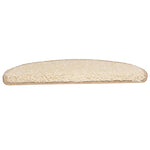 Stair Mats 10 pcs 65x21x4 cm Cream Half Round Large 149807