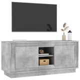 TV Cabinet Concrete Grey 102x35x45 cm Engineered Wood 819864