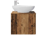 Wall-Mounted Sink Vanity Old Wood 49.5 x 44.5 x 66.5 cm 890308