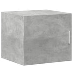 Slim Storage Cabinet Concrete Grey 45x42.5x225 cm Engineered Wood 3281297