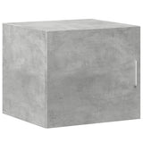 Slim Storage Cabinet Concrete Grey 45x42.5x225 cm Engineered Wood 3281290