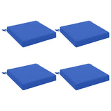 Seat Cushions SOEST 4 pcs 100% Polyester Royal Blue 944572