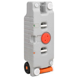 Wheeled Water Tank for Camping 75 L Grey 154412