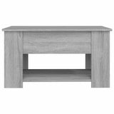 Coffee Table Grey Sonoma 79x49x41 cm Engineered Wood 819276