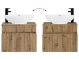 Wall-mounted Sink Vanity Artisan Oak 49 x 44.5 x 66.5 cm 890611