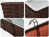 Railing 2 pcs 50 x 17 x 17 cm Metal 42026966