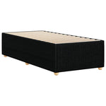 Bed Frame without Mattress Black Single Fabric 3285073