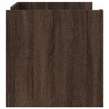 Coffee Table Brown Oak 100x50x50 cm Engineered Wood 848352
