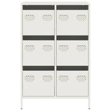Highboard White 68x39x101,5 cm Steel 851225