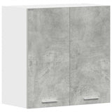 Kitchen Wall Cabinet Concrete Grey 60x31x60 cm Engineered Wood 861228
