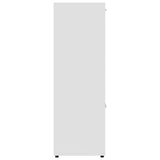 Book Cabinet White 90x30x90 cm Engineered Wood 802930