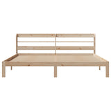 Bed Frame with Headboard without Mattress 180x200 cm Super King 3306794