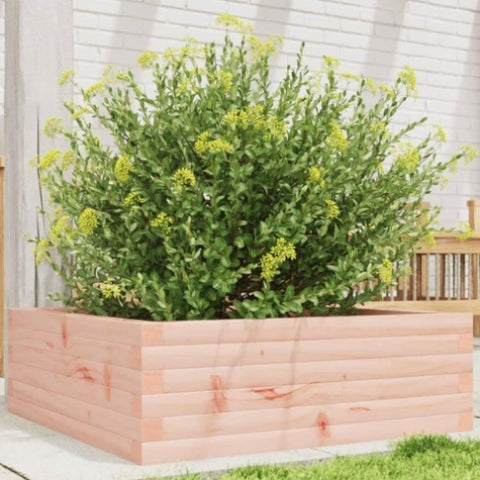 ZNTS Garden Planter 70x70x23 cm Solid Wood Douglas 847196