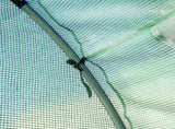 6 x 3 x 2 m Polytunnel Greenhouse with Roll-up Door and 12 Mesh Windows, Walk-in Garden Tunnel Warm T3398P314102