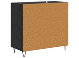 Sideboard Black Oak 69.5 x 34 x 90 cm Engineered Wood and Iron 881497