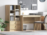 Desk with Drawer with Shelf with Storage 2 pcs Sonoma Oak 3337355