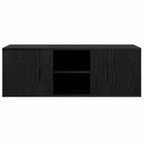 TV Cabinet Black Oak 100 x 31.5 x 35 cm Engineered Wood 881158