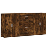 Sideboards 3 pcs Smoked Oak 60x31x84 cm Engineered Wood 3276578