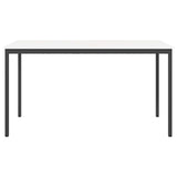 Bar Table White 200 x 100 x 105 cm Solid Pine Wood 3416328
