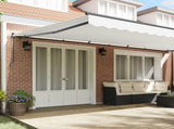 Retractable Awning White 600 x 300 cm Polyester and Steel 3331649