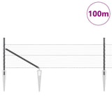 Welded Wire Fence with Spikes 100 x 0.8 m 3353304