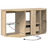 Corner LED TV Cabinet Wall-mounted Sonoma Oak 100 x 40 x 50 cm 889797