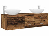 Bathroom Furniture Set 3 pcs Old Wood 49.5 x 44.5 x 65 cm 3405913