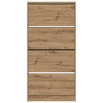 Shoe Cabinet Artisan oak 80 x 21 x 163.5 cm Engineered wood 3334026