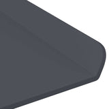 Floating Shelf 4 pcs Anthracite 80 x 18 x 2.5 cm Steel 8004037