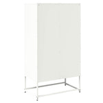 ZNTS Highboard White 68x39x123 cm Steel 853373