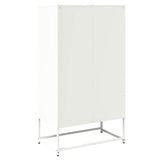 ZNTS Highboard White 68x39x123 cm Steel 853373