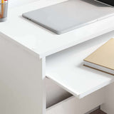 Desk with Drawer White 106 x 41 x 88.5 cm Engineered Wood 869466