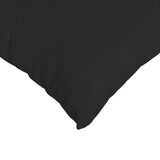 Sofa Pillows 2 pcs Black 80 x 80 cm Fabric 42014072