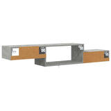 Wall-mounted TV Cabinet Wall-Mounted Concrete Grey 8005992