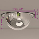 Full Domed Traffic Mirror 30 cm Acrylic 153091