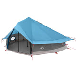 Tipi Tent with Roof Blue 800 x 800 x 430 cm Polyester and Steel 42028716