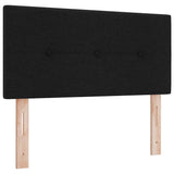 Box Spring Bed with Mattress Black 120 x 200 cm Fabric 3342431