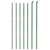 Wire Mesh Fence with Spike Anchors Green 1.4x10 m 154115