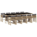 Garden Dining Set Mix Beige 3211656