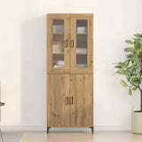 Highboard 2 pcs Artisan oak 69.5 x 34 x 180 cm Engineered Wood 3334350