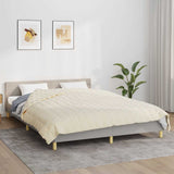 Weighted Blanket Light Cream 200x225 cm 9 kg Fabric 350816