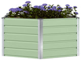Planter Pastel Green 129 x 129 x75 cm Steel 42018233