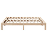 Bed Frame without Mattress 160x200 cm Solid Wood Pine 859217