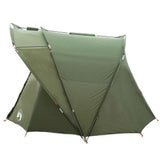 Fishing Tent 4-Person Olive Green Waterproof 4009395